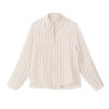 PHILOSOPHY LINEN STRIPES SHIRT