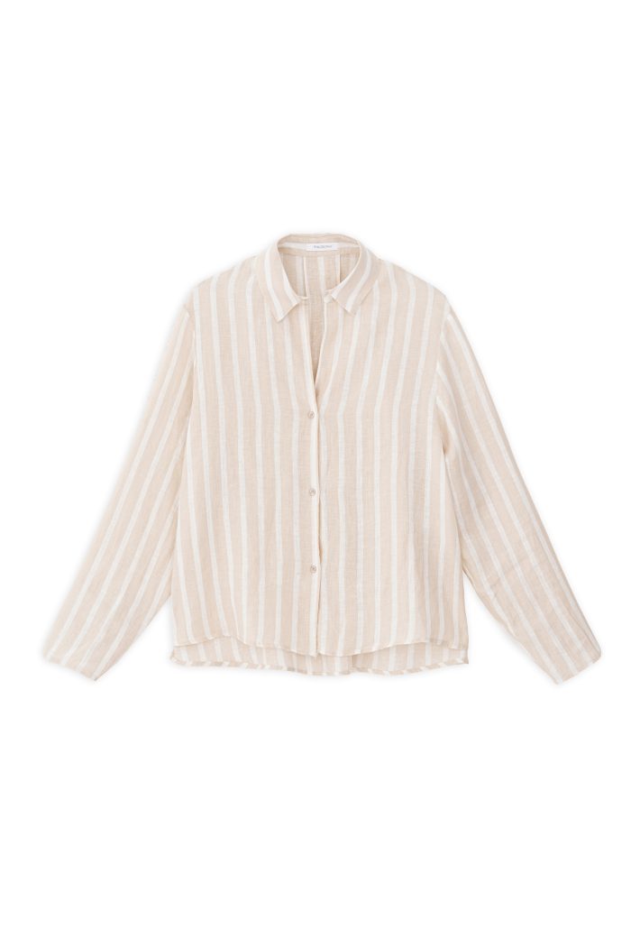 PHILOSOPHY LINEN STRIPES SHIRT
