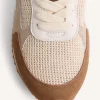 78054_BEIG_03 GIOSEPPO LEATHER AND CROCHET SNEAKERS BUSIA