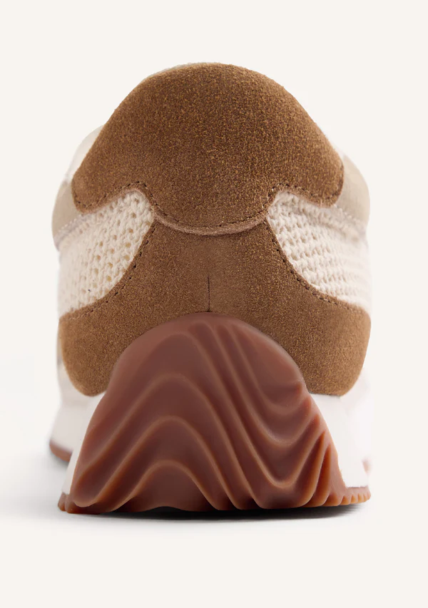 78054_BEIG_05 GIOSEPPO LEATHER AND CROCHET SNEAKERS BUSIA