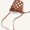 GIOSEPPO CUT-OUTS BUCKET BAG TUKUYU