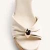 GIOSEPPO JEWEL LEATHER WEDGE SANDALS SOUDAN