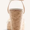 GIOSEPPO JEWEL LEATHER WEDGE SANDALS SOUDAN