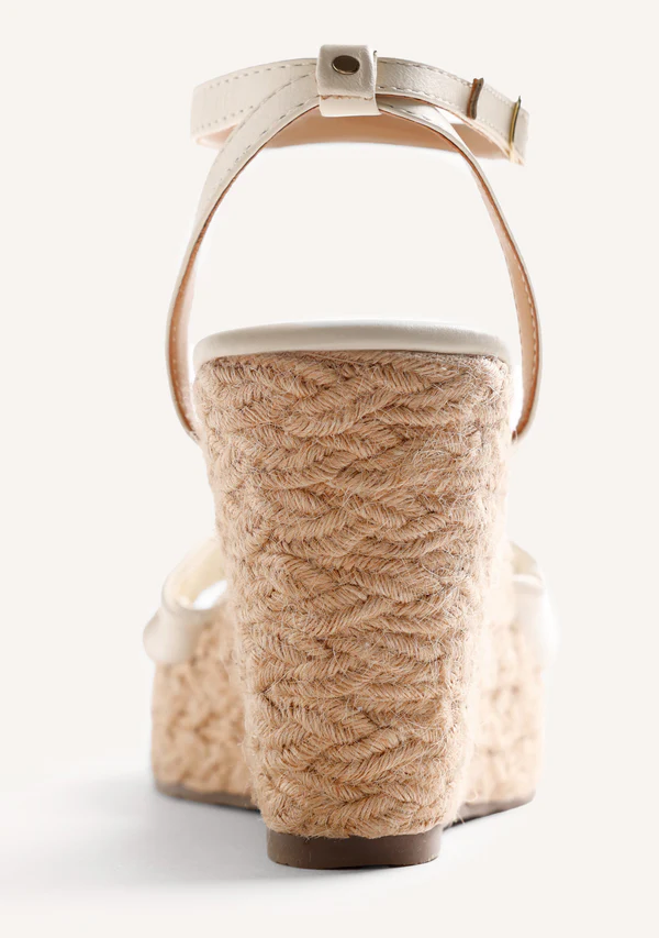 GIOSEPPO JEWEL LEATHER WEDGE SANDALS SOUDAN