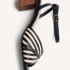 GIOSEPPO STRIPED LEATHER HEELED SANDALS THORNTON