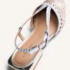 GIOSEPPO BRAIDED LEATHER SLINGBACK BALLET FLATS KITODI