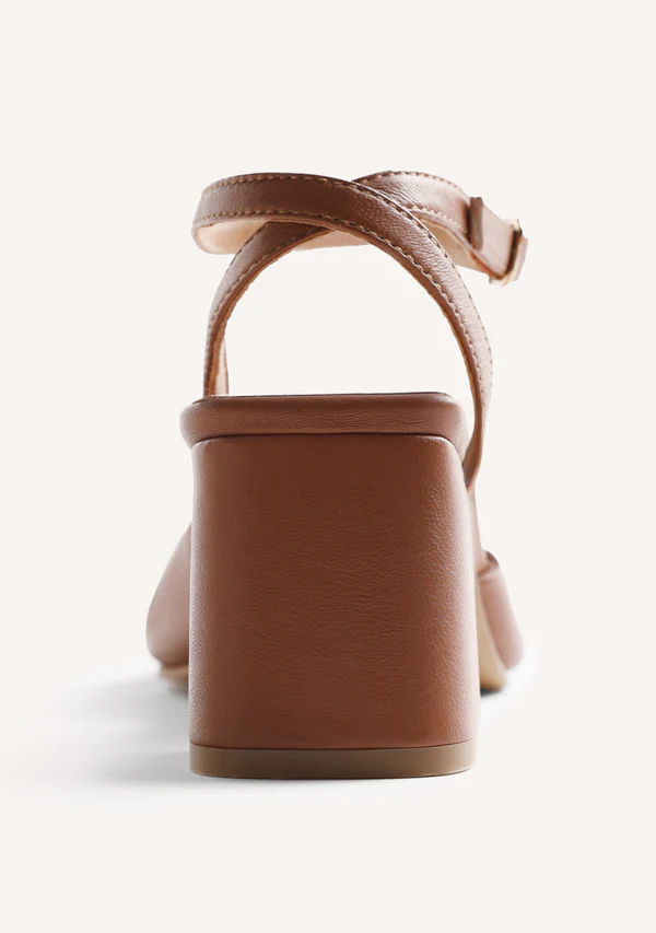 GIOSEPPO JEWEL LEATHER HEELED SANDALS KABARNET