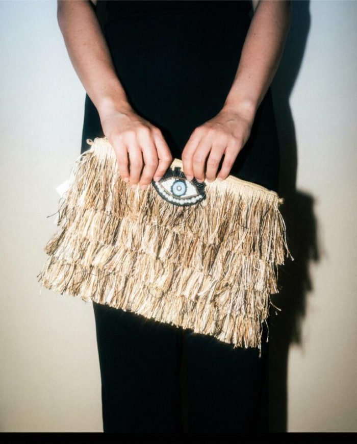 SORENA FOFI BROWN CLUTCH