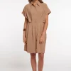 RINO&PELLE HELIEN PLAIN COLOR DRESS
