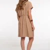 RINO&PELLE HELIEN PLAIN COLOR DRESS