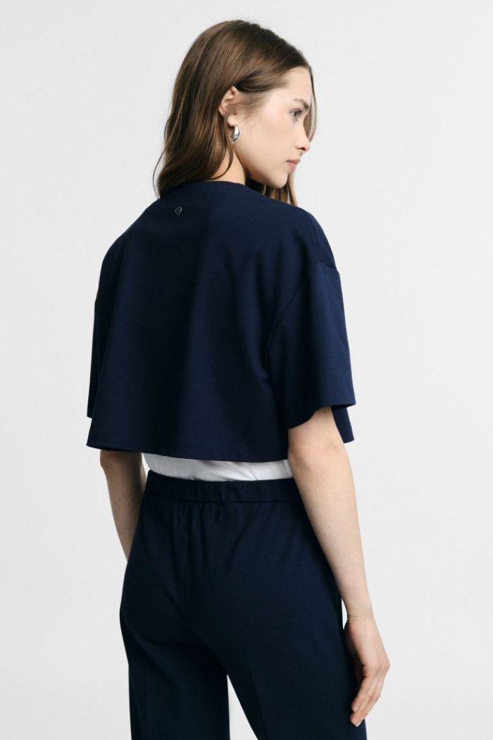 PLEASE SHIRT JACKET SHORT CUT WIDE SLEEVES