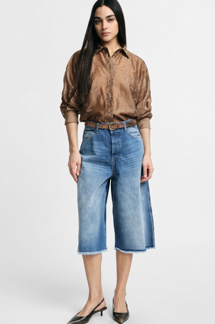 PLEASE RICAMATO SHIRT