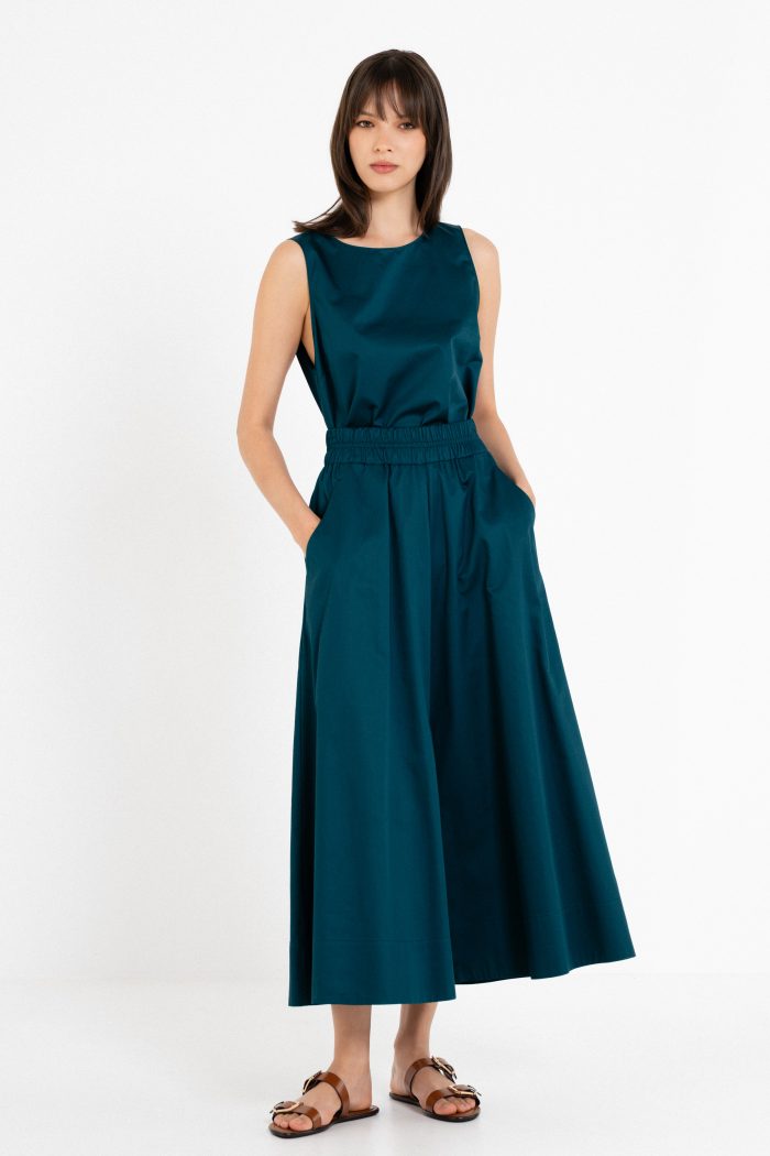 PHILOSOPHY POPLIN JUPE CULOTE