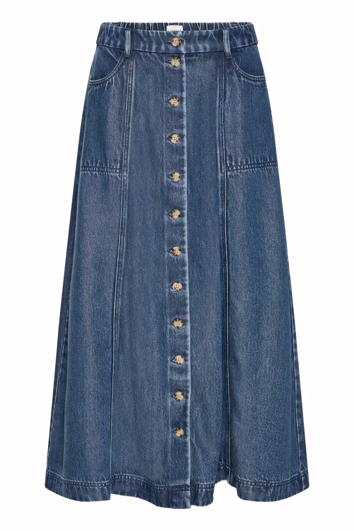 ATELIER REVE IRRISLE JEAN SKIRT