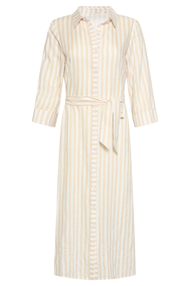 SMASHED LEMON STRIPED DRESS