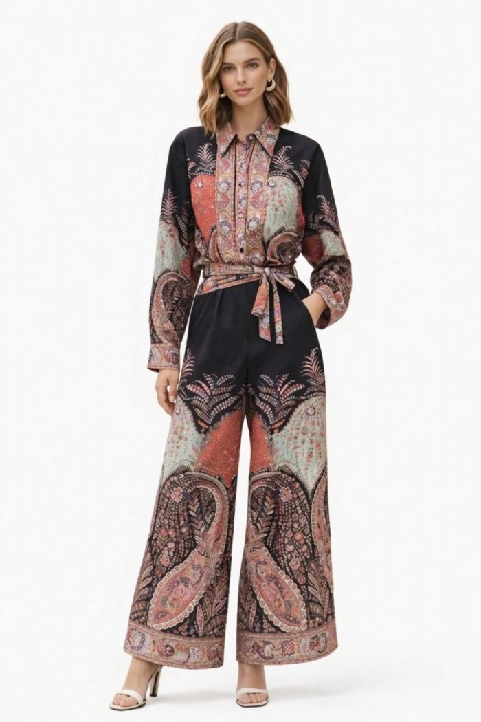 SET LAXOURI ANASTASIA+ME PRINTED TWO-PIECE SET