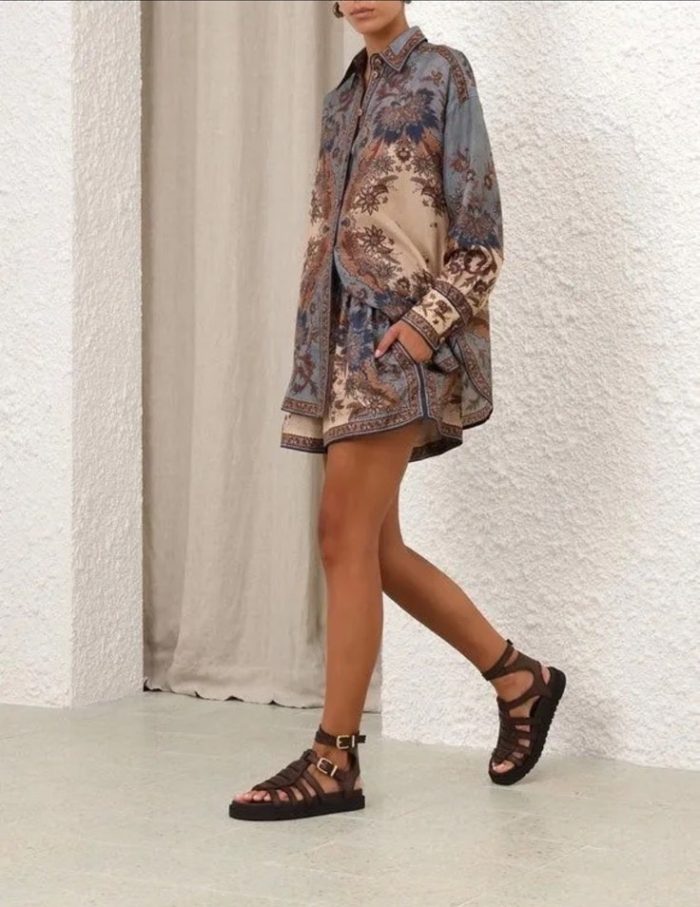 ANASTASIA+ME SET OVERSIZE SHIRT AND SHORTS