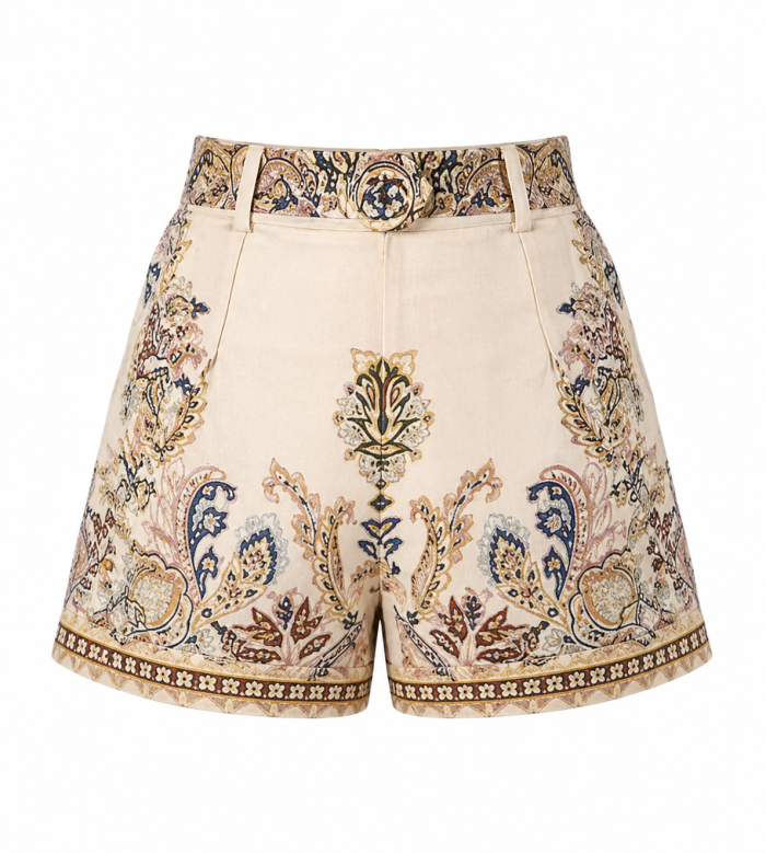 ANASTASIA+ME WHITE BLUE  SET SHIRT WITH SHORTS