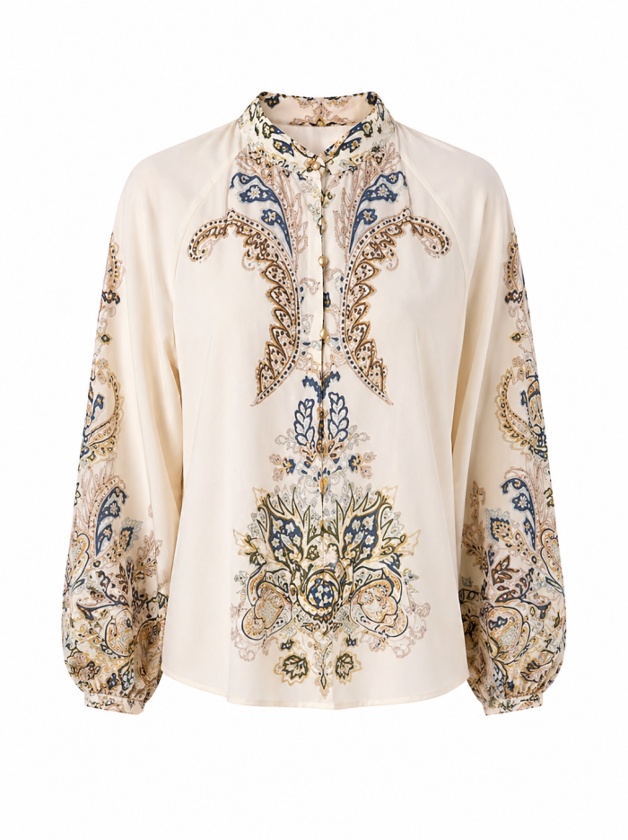 ANASTASIA+ME WHITE BLUE  SET SHIRT WITH SHORTS