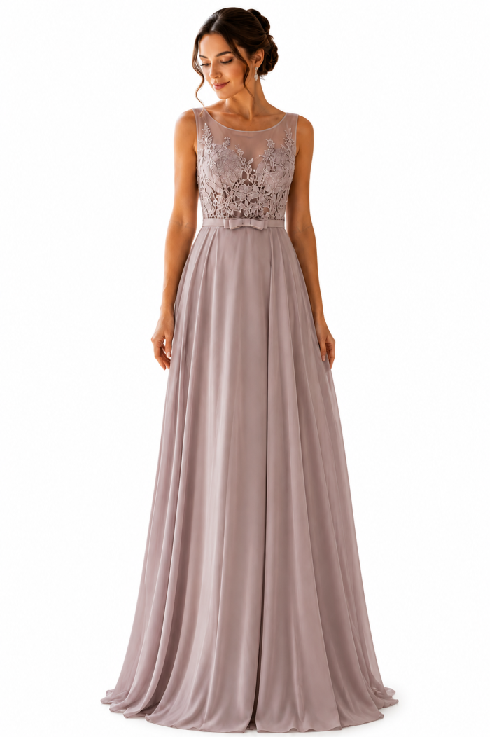 MINA EMBROIDERED LACE DRESS