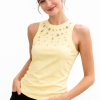 ANASTASIA+ME TOP WITH METALIC STUB