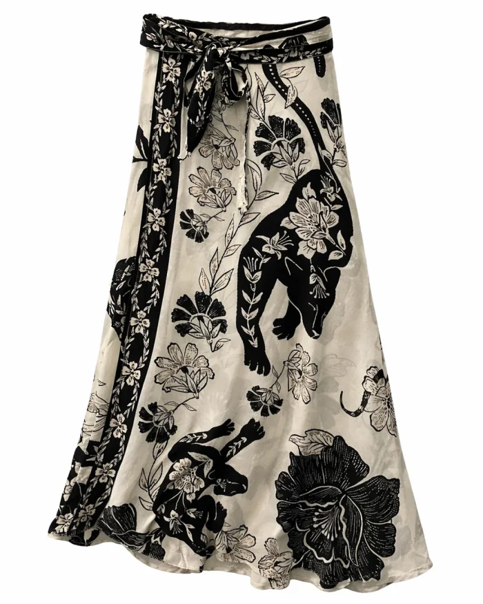 PAHIESA LONG SILK  SKIRT