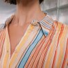 CACHE CACHE PRINT RAIBOW STRIPES SHIRT