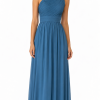 AFAIA ONE SHOULDER MAXI DRESS