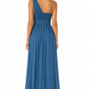 AFAIA ONE SHOULDER MAXI DRESS