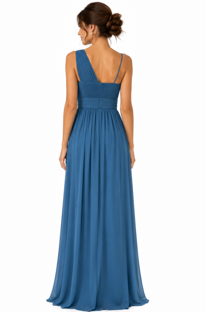 AFAIA ONE SHOULDER MAXI DRESS