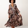 PAHIESA MAXI DRESS WITH SLEEVES