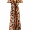 PAHIESA MAXI SHORT SLEEVE DRESS