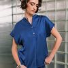 CACHE CACHE SATIN BUTTON  TOP