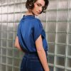 CACHE CACHE SATIN BUTTON  TOP