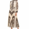 ΜΠΕΖ ANASTASIA+ME ECRU BLACK TWO-PIECE ORNATE PRINT