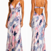 ANASTASIA+ME WATERCOLOR MAXI DRESS