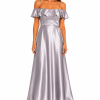 ΣΑΤΤΤΤΤa9f273-92a0-44d0-b9c4-f57df95c4dc2 SATIN OFF SHOULDER RUFFLE DTRESS