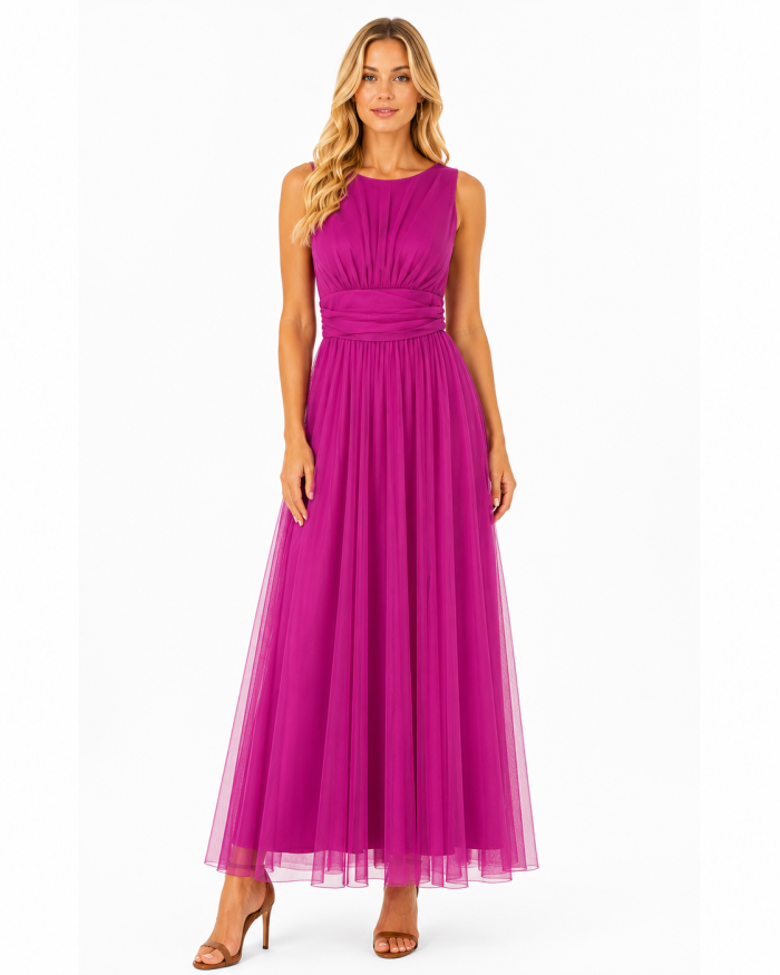 1 TULLE MAXI DRESS