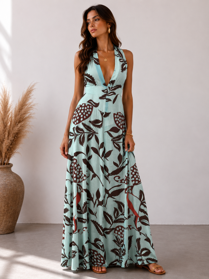 PAHIESA  MAXI DRESS WIT