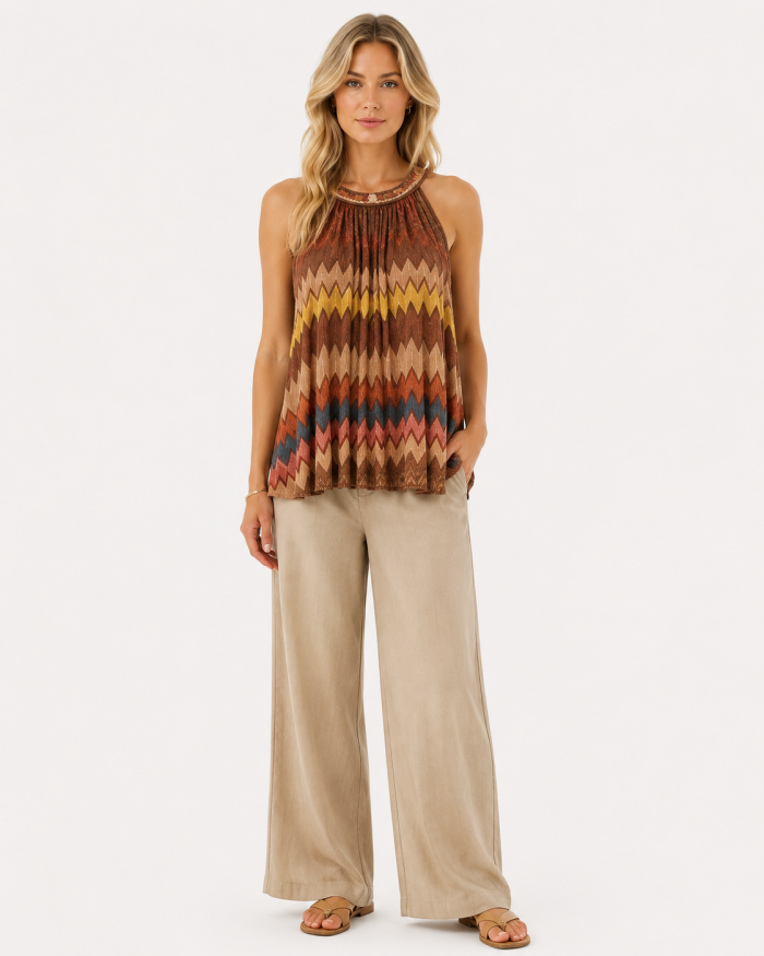 RIVIERA WAVE BLOUSE