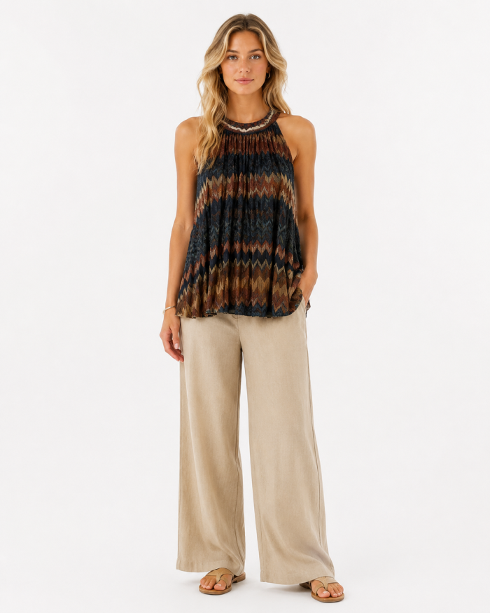 RIVIERA WAVE BLOUSE