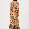 PAHIESA PRINTED  SLIP DRESS A-LINE