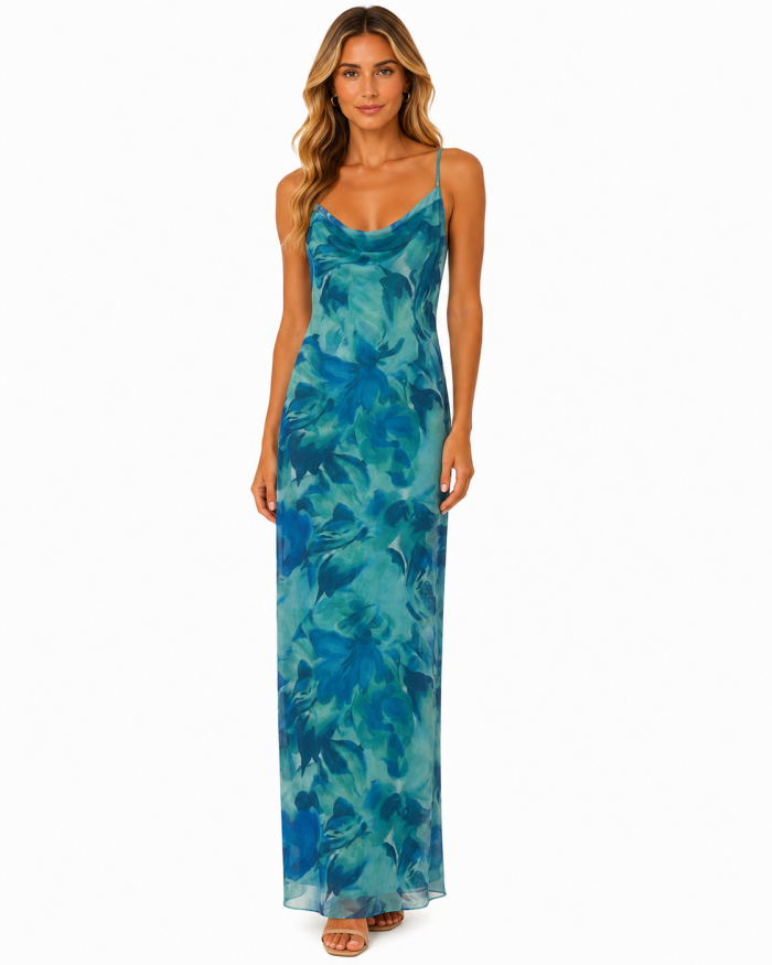 WHISPER  TULLE EVENING DRESS