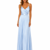 PLEATED MAXI DRESS
