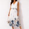 ANASTASIA+ME FLORAL MIDI SKIRT