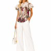 ANASTASIA+ME FLORAL PRINT SHIRT