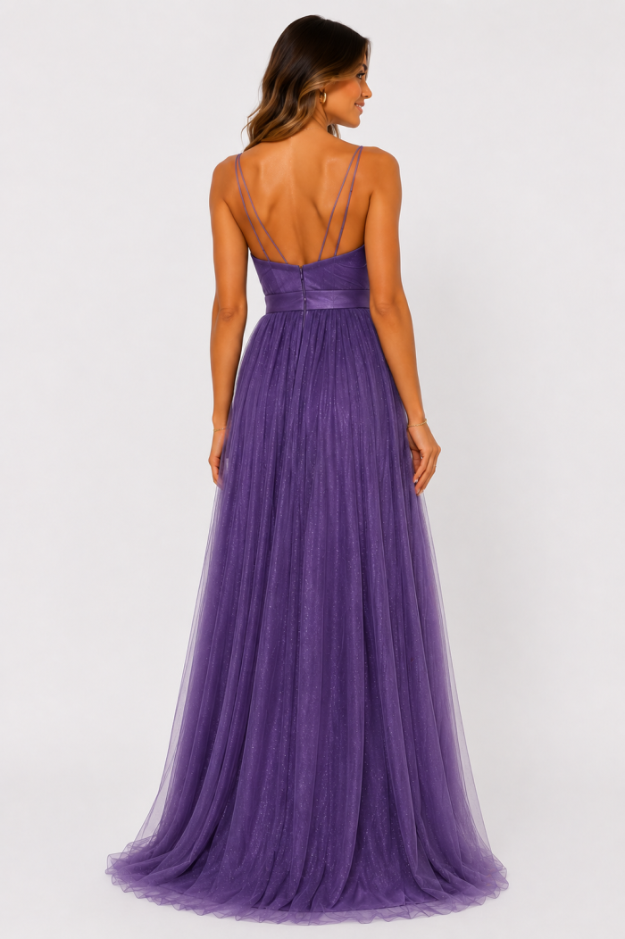 ANASTASIA+ME SPARKLE TULLE EVENING DRESS