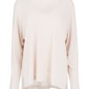 PHILOSOPHY CUPRO PIQUE V NECK TOP