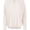 PHILOSOPHY CUPRO PIQUE OVERSIZED SHIRT