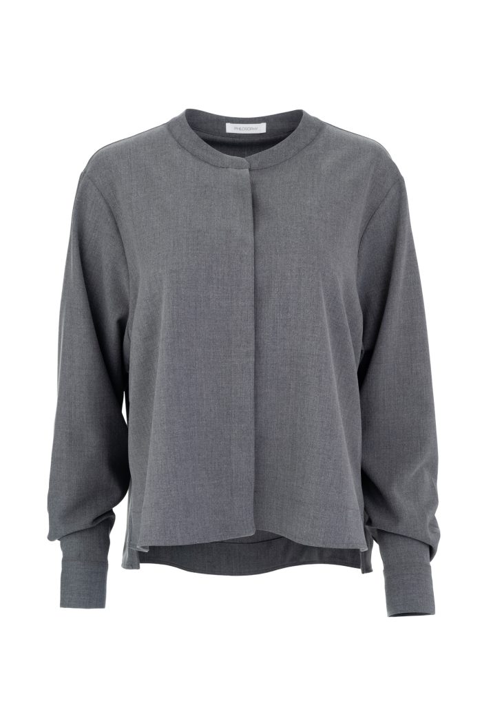 PHILOSOPHY LIGHT T/R CROPPED SHIRT